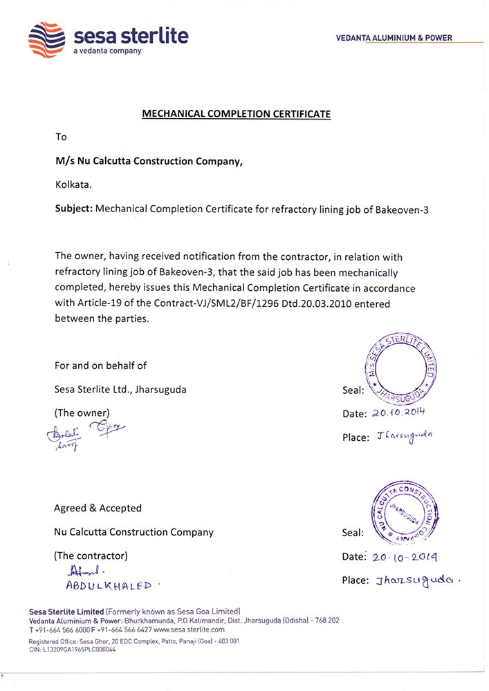 Vedanta Aluminium  Ltd.